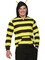 Adults Mens Busy Bumble Bee Hoodie With Antennas Costume